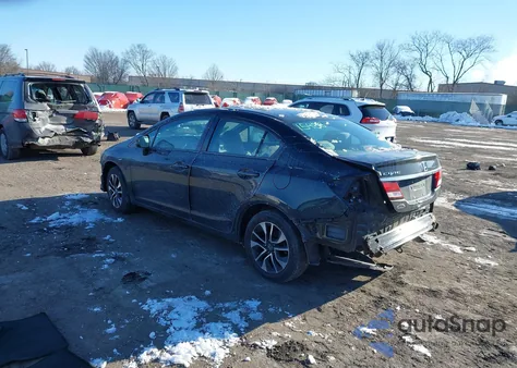 2013 Honda Civic Ex из США, поврежденный, VIN 19XFB2F86DE289086